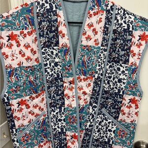 Floral Patchwork Vest